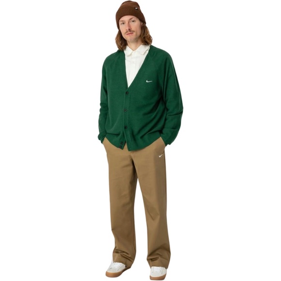 Nike SB Wool Cardigan in George Green DQ6306-341 - Picture 3 of 16